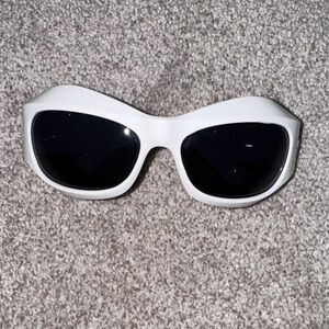 Chic White Sunglasses